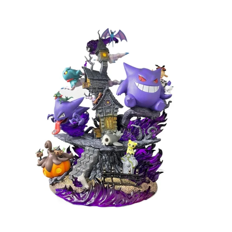 31cm New Pokemon Gengar Anime Figure Peripheral PVC Model Desktop Decoration Cute Ornaments Birthday Kids Birthday Gifts Toys