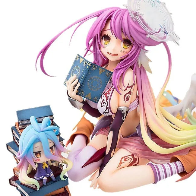 13cm The Game Of Life Classic Edition Nogamenolife Jibril (Heavenly Winged Angel) Anime Figure Model Statue Collection Toys Gift