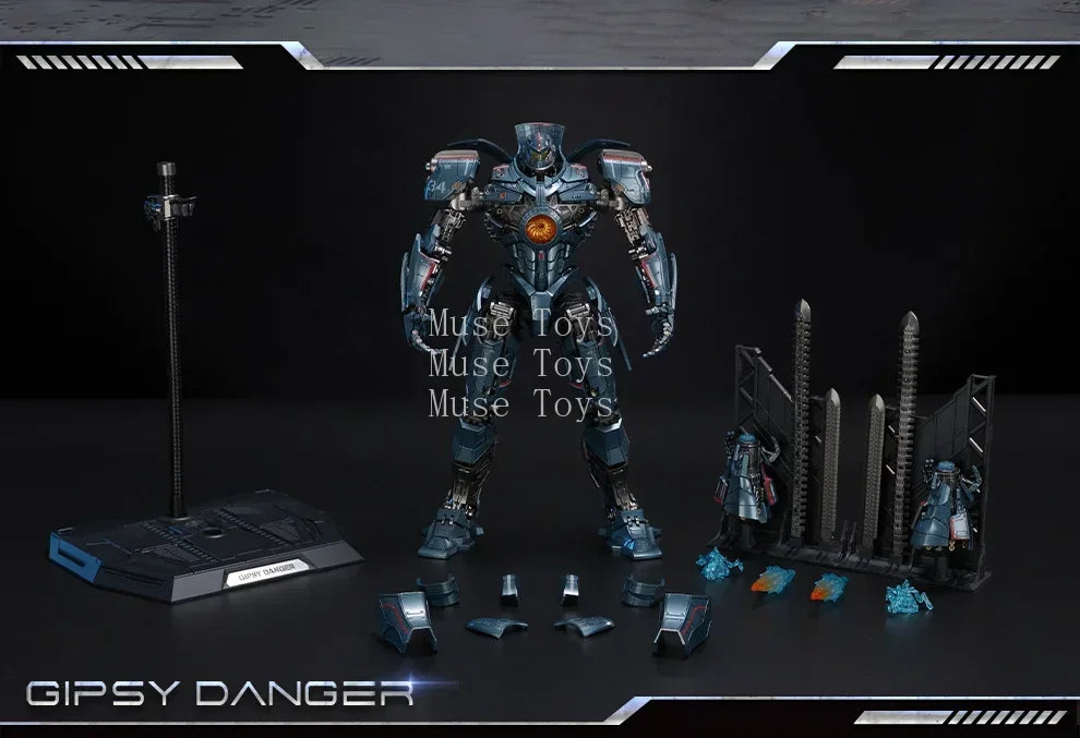 【 In stock 】GONG Pacific Rim Gipsy Danger 25CM 10-inch Alloy Action Figures Toy Gift Collection