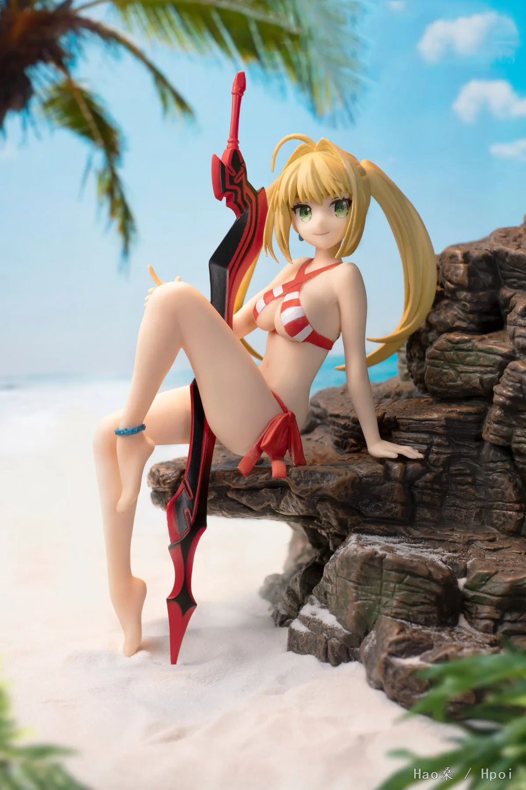 14CM Anime Fate Grand Order Nero Claudius Figure Noodle Stopper Cute Model Toys Gifts Collection Decoration Ornaments PVC