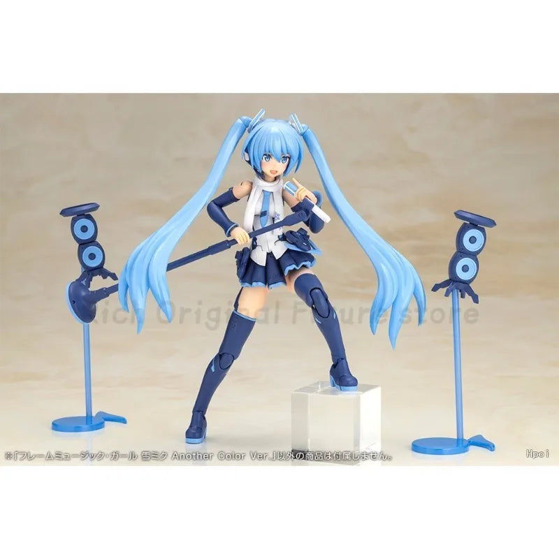 【Pre-sale】Original KOTOBUKIYA Frame Music Girl Hatsune Miku Snow Miku Another Color Ver. Anime Figure Model Toys Ornaments