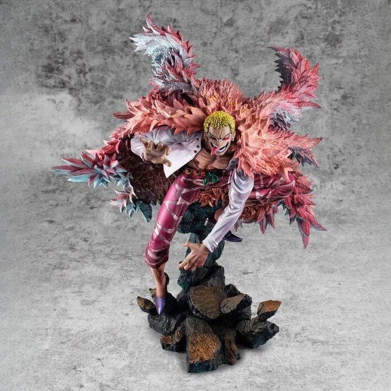 Bandai MegaHouse MH POP One Piece Doflamingo Handmade Doll Model Collection Gifts