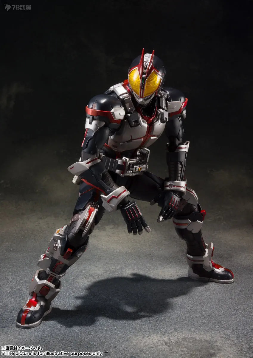 BANDAI Original S.I.C.series Yoichi Sakamoto Kamen Rider Faiz Arena Anime Action Figure Model Toys Movable Model Gifts Fo Boys