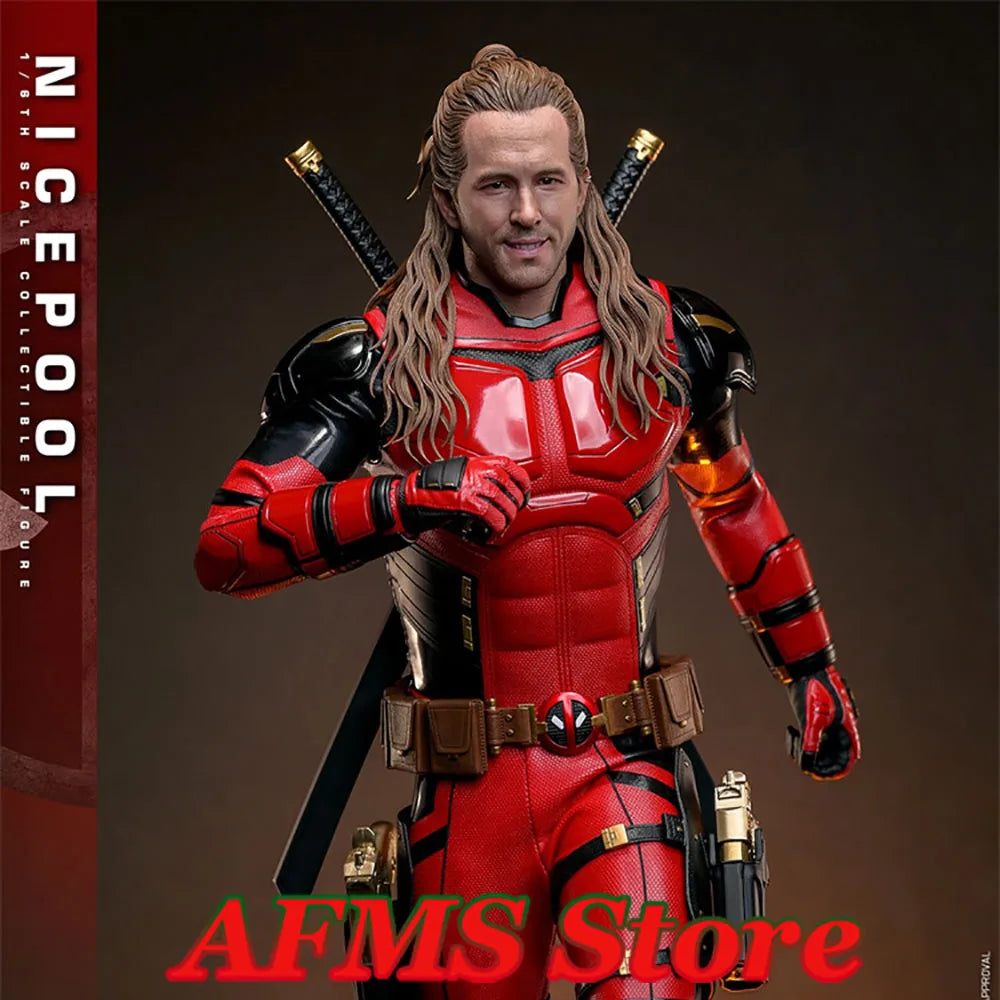HOTTOYS MMS788 Sammlerfigur im Maßstab 1:6 Ryan Reynolds Deadpool & Wolverine 12-Zoll-Männer-Soldaten-Actionfigur-Körper-Spielzeug