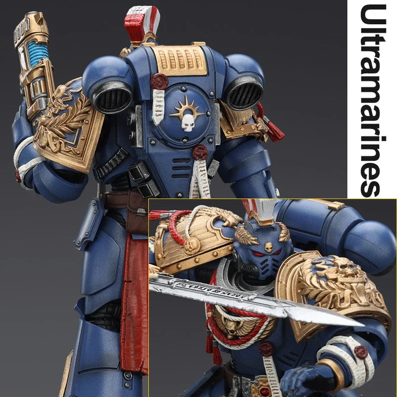 JOYTOY Warhammer 40K Ultramarines Heavy Relic Primus Armor 1/18 Action Figures Heavy Artificer Armor Game Model Collectible Toys