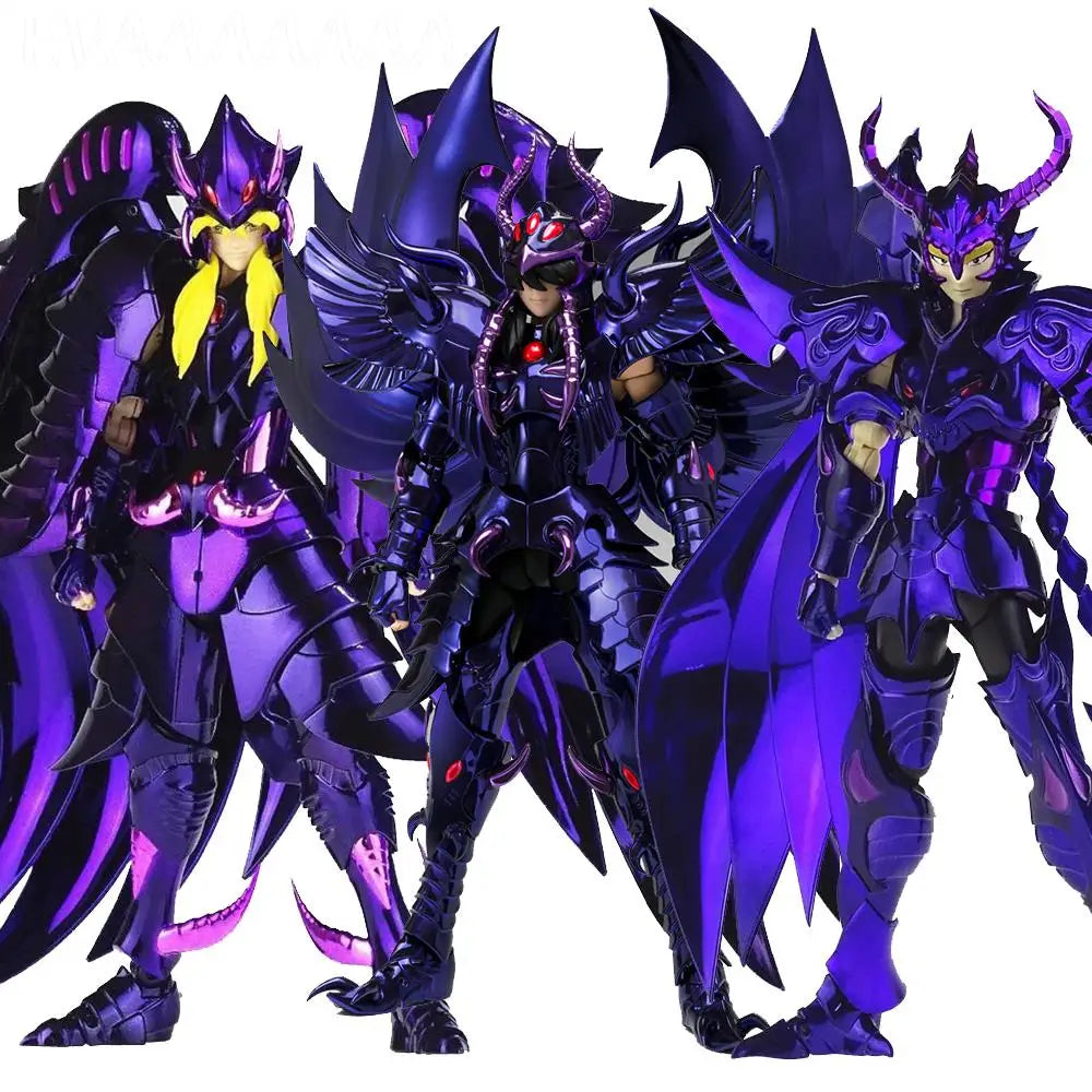 Cs Model Saint Seiya Ex Hades Specters Wyvern Rhadamanthys Griffon Minos Garuda Aiacos Three Judges Of Hell Metal Armor Figure