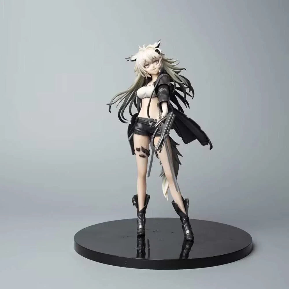 24CM Anime ARKNIGHTS Lappland Figure Game Standing Sword Animation Model Toy Gift Doll Collection Decoration PVC