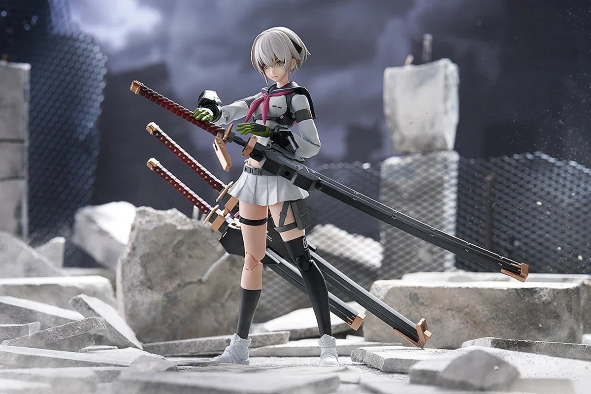 100% Original in Stock Max Factory Plamax Heavily Armed High School Girls Ichi Early Ver. Action Figure Collection Series