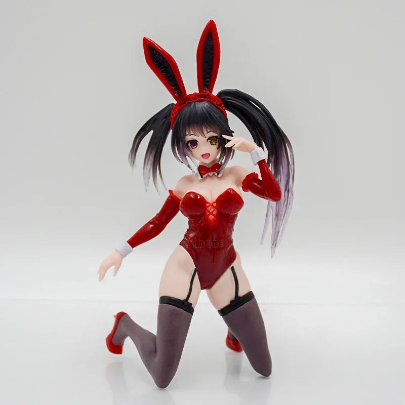 11cm Date A Live V Sexy Anime Girl Figure Kurumi Tokisaki Nightwear Action Figure Tohka Yatogami/Yoshino Figurine Model Doll Toy