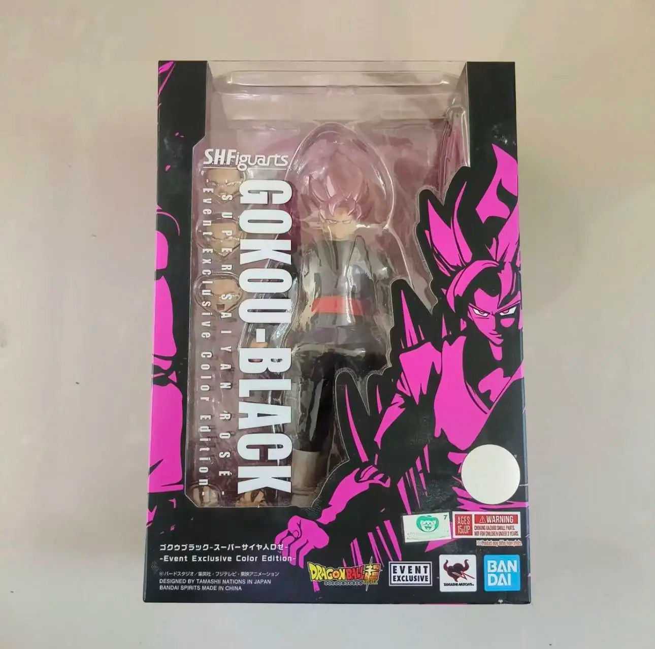 100% Original Bandai Sh Figuarts Shf Dragon Ball Goku Gokou Black Action Figures Anime Model Toys Figura in Stock