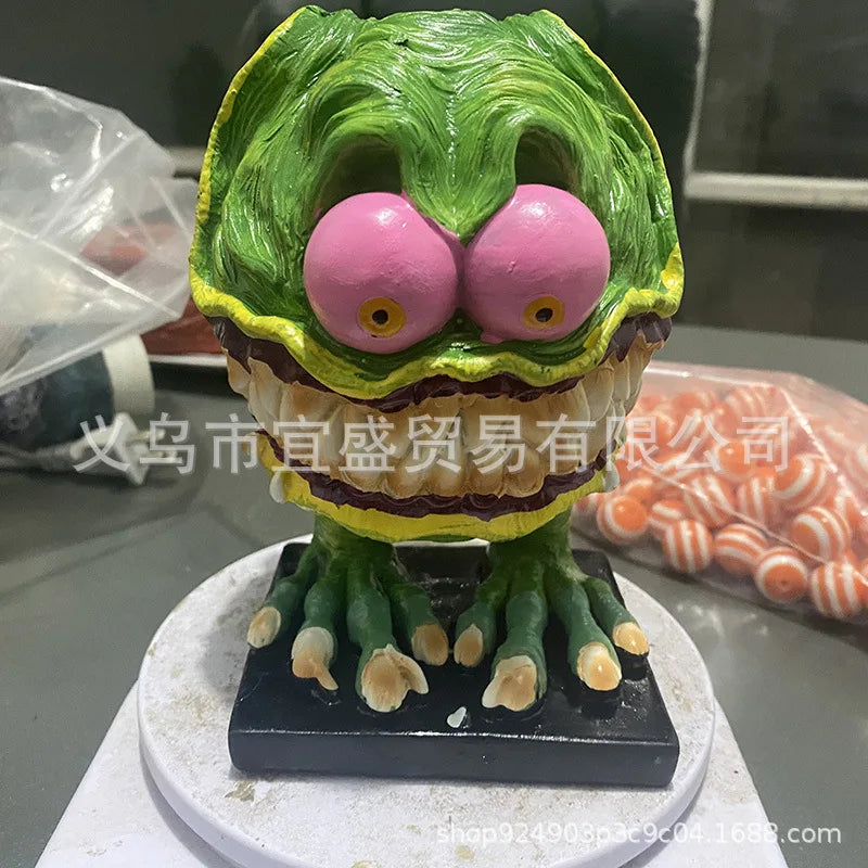 Ugly Rat Funk Anime Characters Resin Car Decorations Fashion Decorations Cool Monster Statues Send Friends Relatives Toy