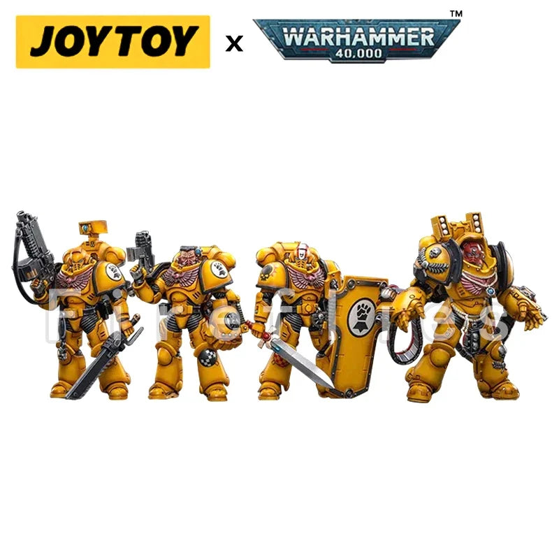 1/18 JOYTOY Action Figure (4PCS/SET) 40K Fists Intercessors Anime Collection Model Toy
