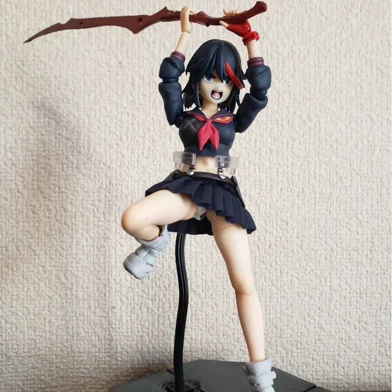In Stock Aniplex Action Doll Buzzmod Kill La Kill Janpanese Anime Matoi Ryuuko 1/12 H Anime Action Model Figure Collect Toy Gift
