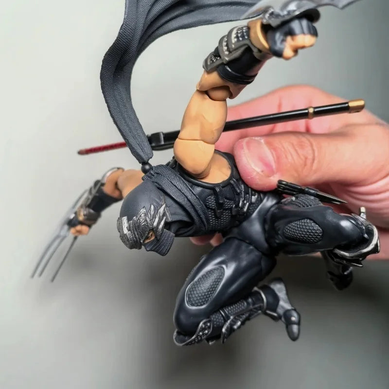 High Quality Ryu Hayabusa Kaiyodo Revoltech Amazing Yamaguchi Ninja Gaiden Anime Action Figure Model Doll Custom Festival Gifts