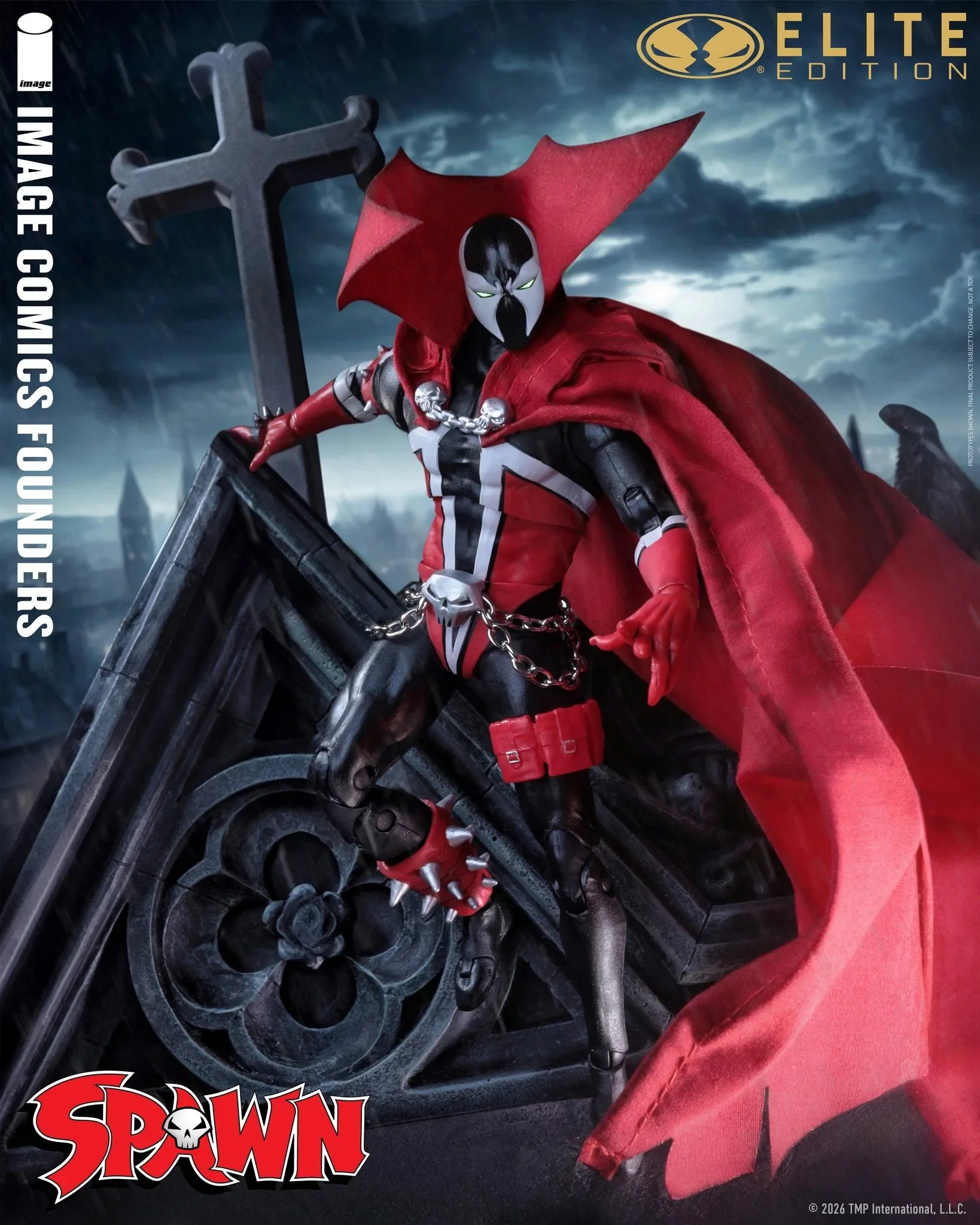 McFarlane Toys SPAWN 18cm Action Figure Collector Edition Gold Label Todd SPAWN Model Doll