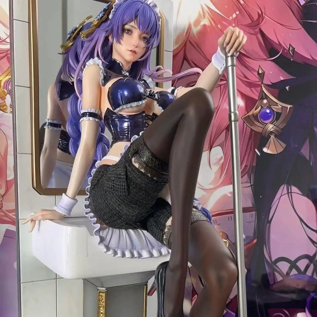 Genshin Impact Raiden Shogun Bathroom Ver. 30CM GK Resin Figure 18+ Anime Sexy Bishoujo Resin/PVC/ABS Figure (Model Ornament)