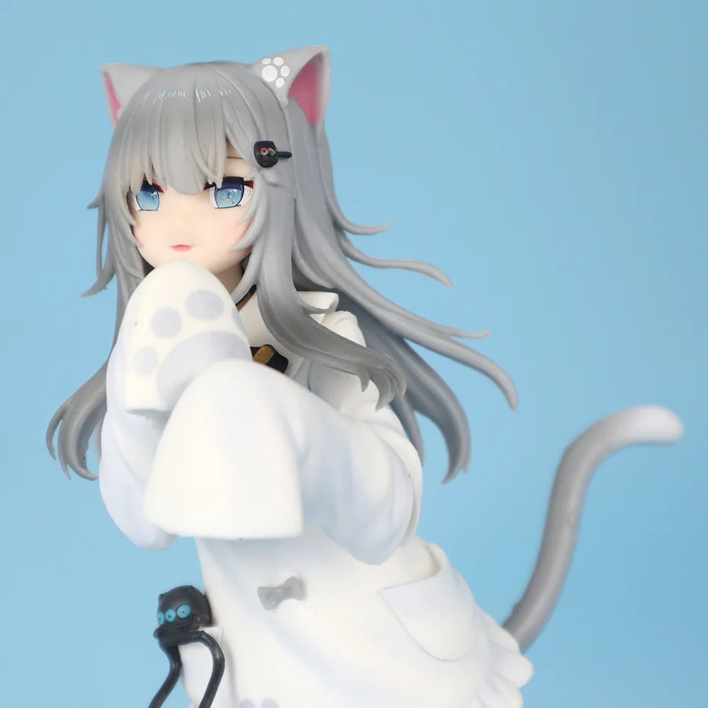 21cm F:NEX Figure Nachoneko Channel Hennyano FuRyu Anime Cat Girl PVC Action Figure Toy Game Statue Collection Model Doll Gifts