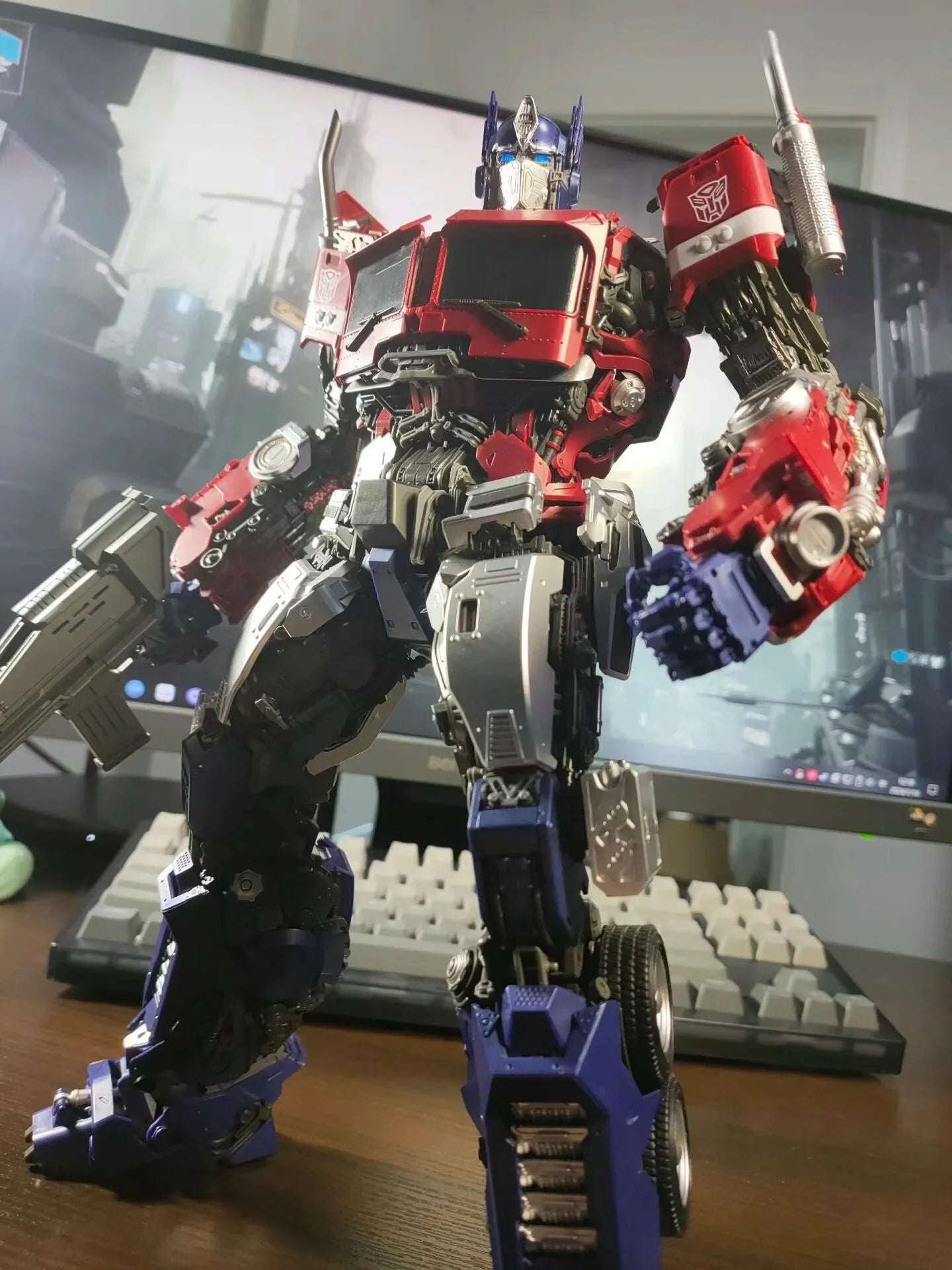 In Stock Yolopark Sansky Optimus Prime Legend Movie Transformation Assembled Toys Op  Shockwave Assembled Action Figure Toy