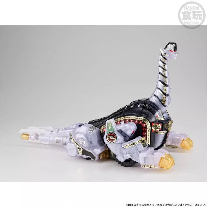 Bandai Food and Play SMP Dinosaur Team CLEAR COLOR VER Beast Riding God Thunder Dragon King Boys Collection of Christmas Gifts