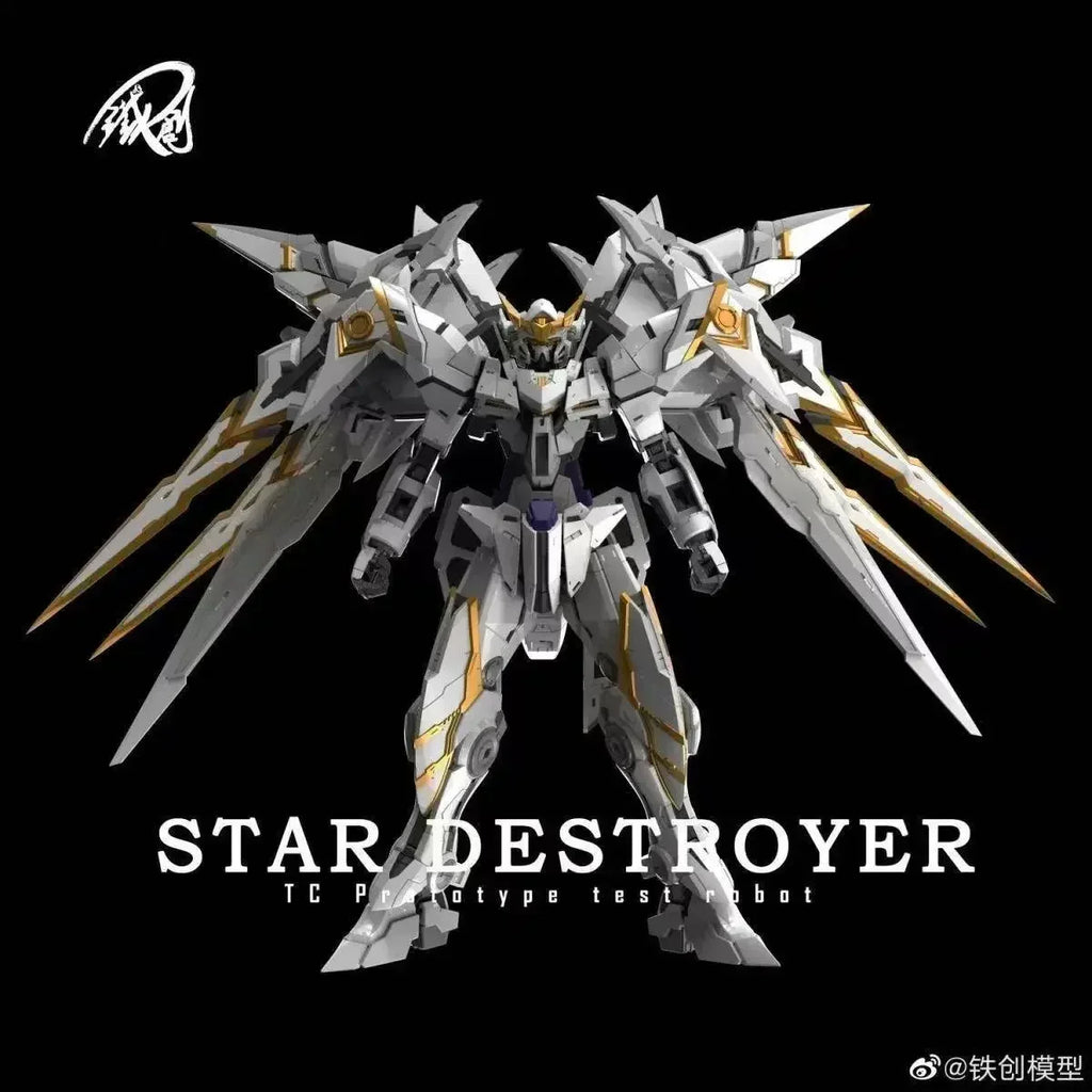 Iron Toys STAR DESTROYER Model 1/100 TC Prototype Testing Machine Alloy Skeleton Assembled Model Kit Figure Juguetes Toy Gifts