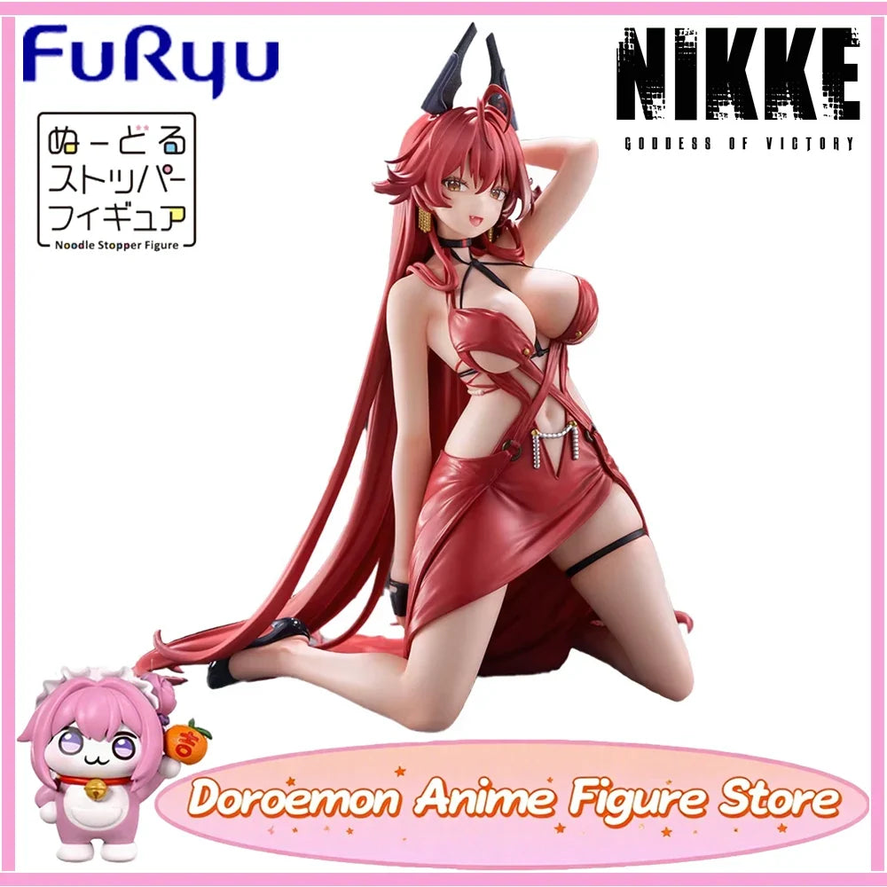 Pre-Order Original Furyu Noodle Stopper Figure Goddess of Victory: Nikke Red Hood Nonsense Red Game Beauty Girls Figures Model