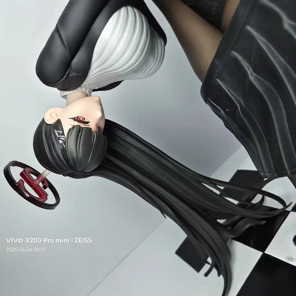 Blue Archive  Tsukatsuki Rio 1/6 Scale Figure - 18CM Destroying Mushroom Girl, Anime Collectible Gift with Display Box