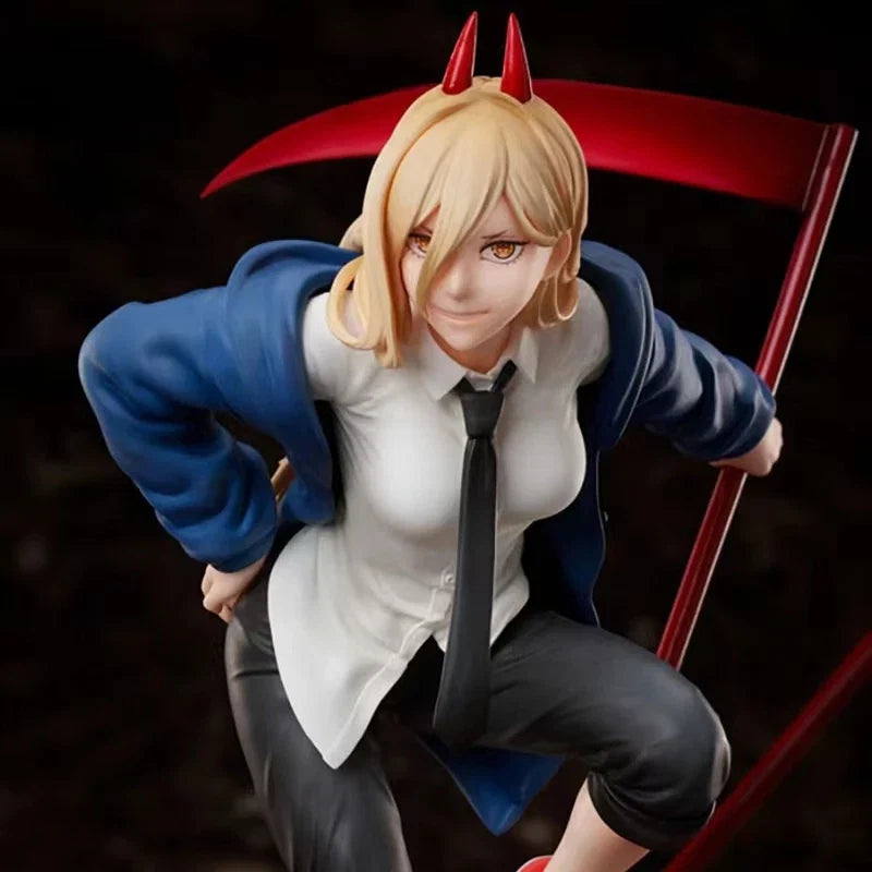 in stock、Chainsaw Man Action Figurals Power Anime Figurine Statue Figures Cartoon Toy Collectible Model Character Sculpture (Copy)