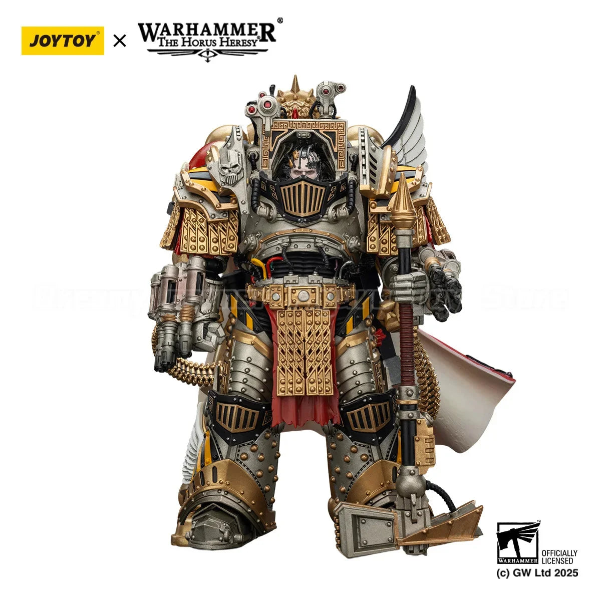 【In Stock】JOYTOY Warhammer 40K Iron Warriors Perturabo Primarch of The LVth Legion 1/18 Action Figure Ornaments