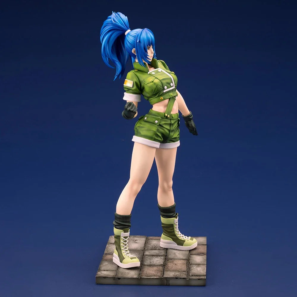 Original in Stock Kotobukiya The King of Fighters '97 - Leona Heidern - Bishoujo Statue - 1/7 Anime Figure Action Figure Model