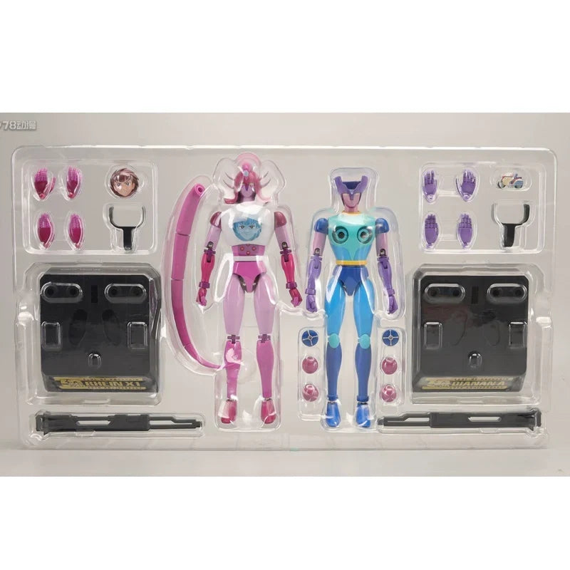 Fast Shipping Bandai Anime SOUL OF CHOGOKIN GX-108 RHEIN X1 GX-11R DIANAN A 50TH Original Model Toys Action Figure Children Gift