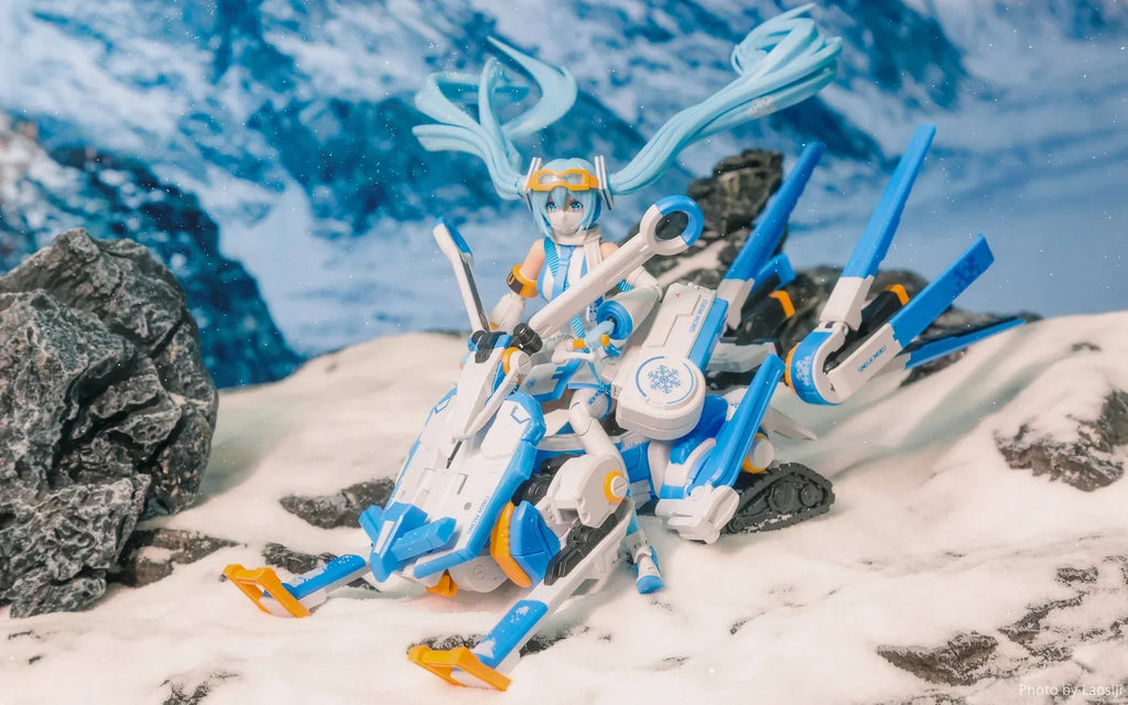 TYCTOYS In Stock Original HIPLAY SOSKILL Miku Snow Miku Ice Echo Static Action Figure Model Kit Toys Holiday Gifts