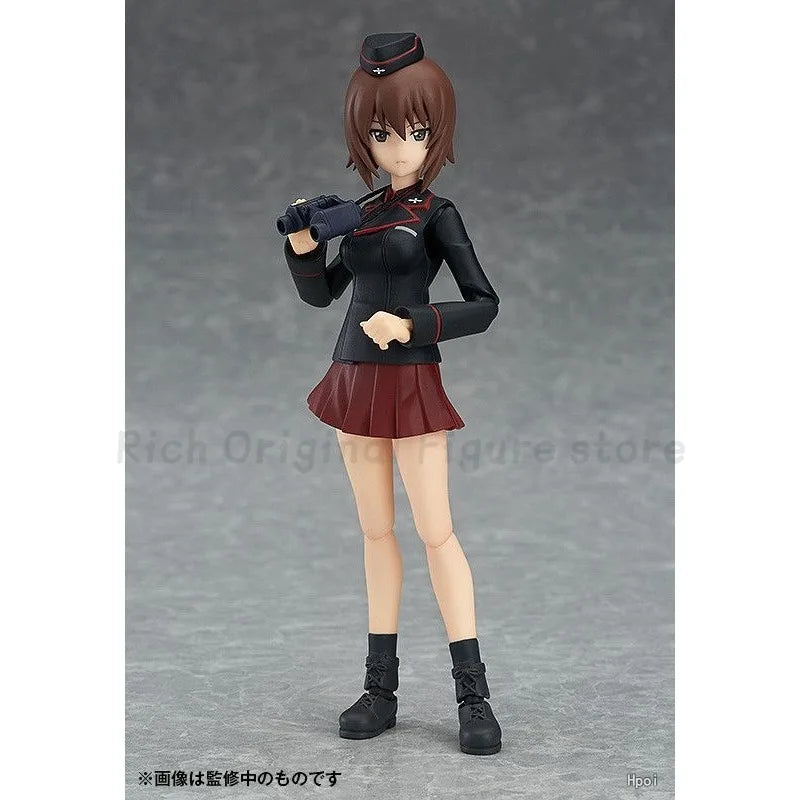 【In Stock】Original Max Factory Figma#332 GIRLS Und PANZER Nishisumi Maho/Henmi Erika Anime 1/12 Action Figure Model Toys