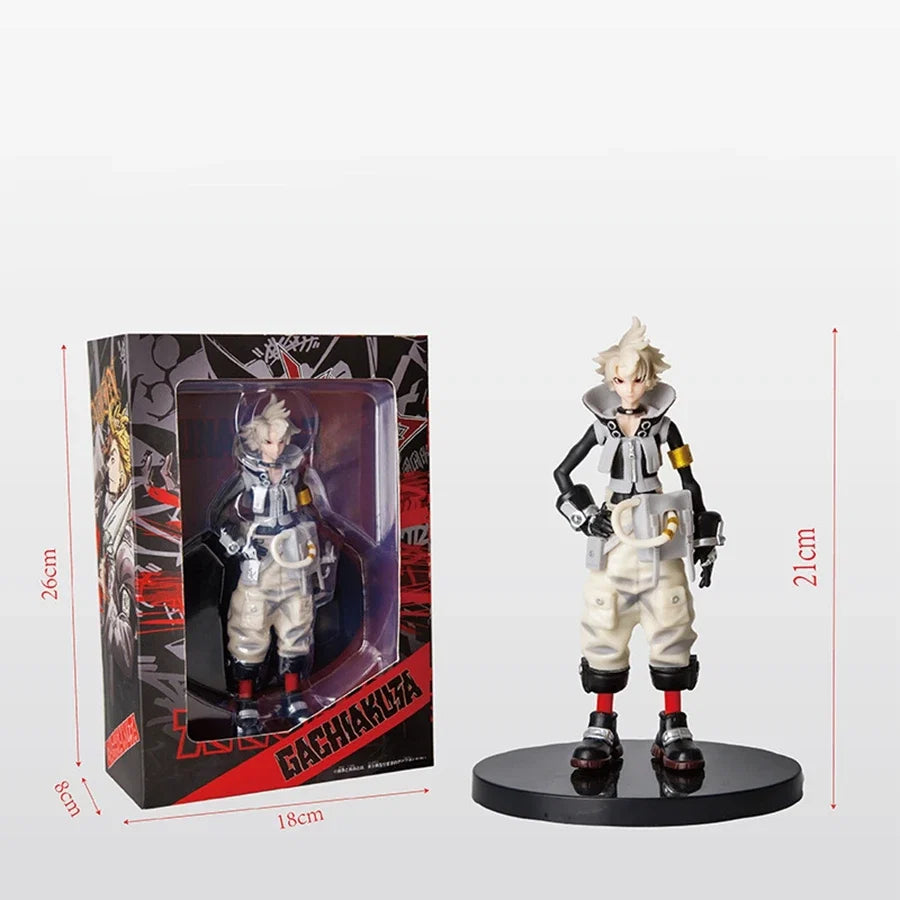 21cm/8.27in GACHIAKUTA Anime Figure GACHI AKUTA Rudo/Riyo Action Figure Enjin/Zanka Figurine PVC Adult Collection Model Doll Toy