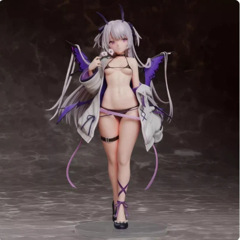 Anime Purple Butterfly Girl Figure Bechuania Figure beautiful Girl Action Figurine Model Statue Doll Collection Decor Adult Gift
