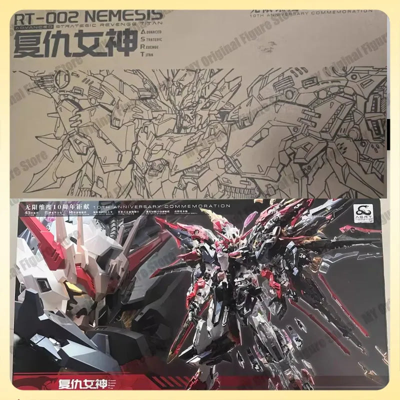Auf Lager Nemesis Infinite Dimension Strategic Revenge Titan Rt-002 Actionfigur 1/100 Montagemodell Abs Kinderspielzeug Geschenk
