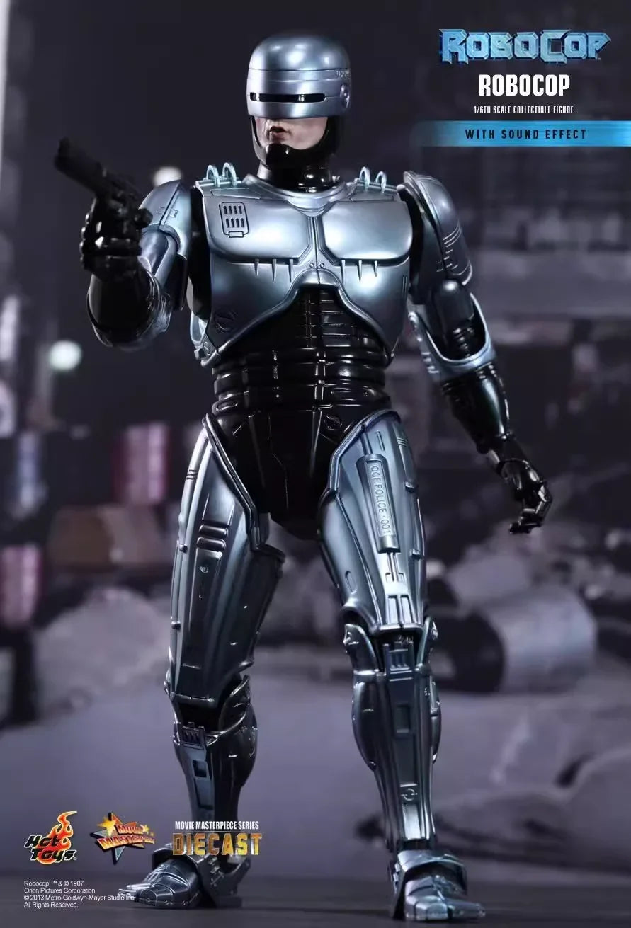 Original HotToys 1/6 MMS202-D04 Robocop Alloy Diecast Single Version Action Figure Model Toys 12 inches