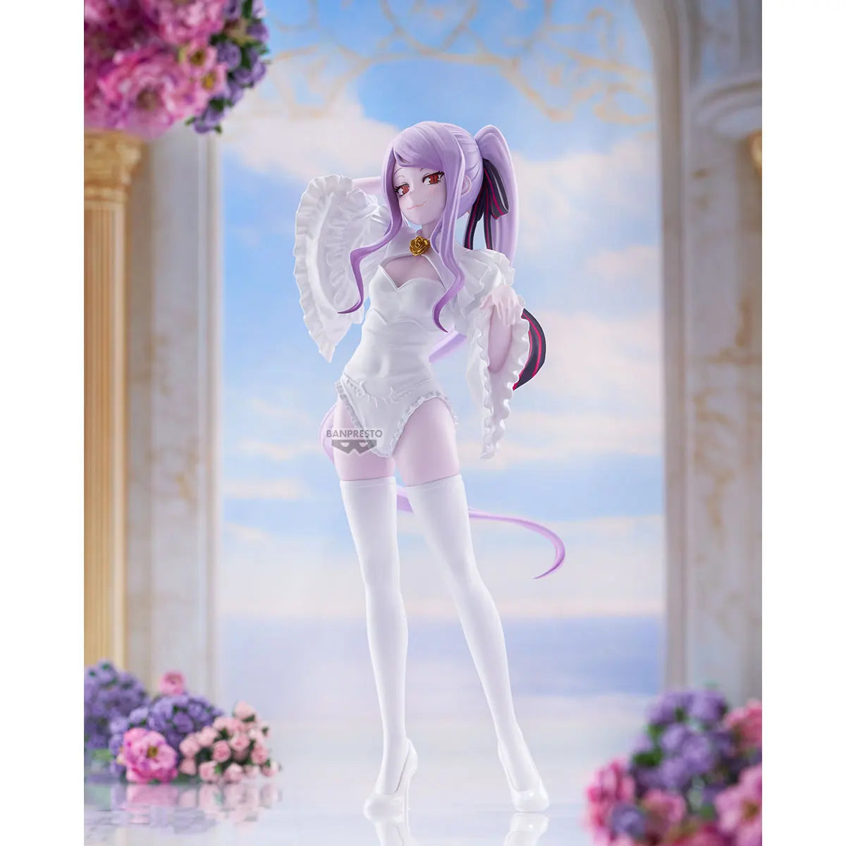 Original BANDAI GLITTER GLAMOURS SHALLTEAR WEDDING Ver. Action Figure Toys PVC Model Collection Anime Figurine Gift