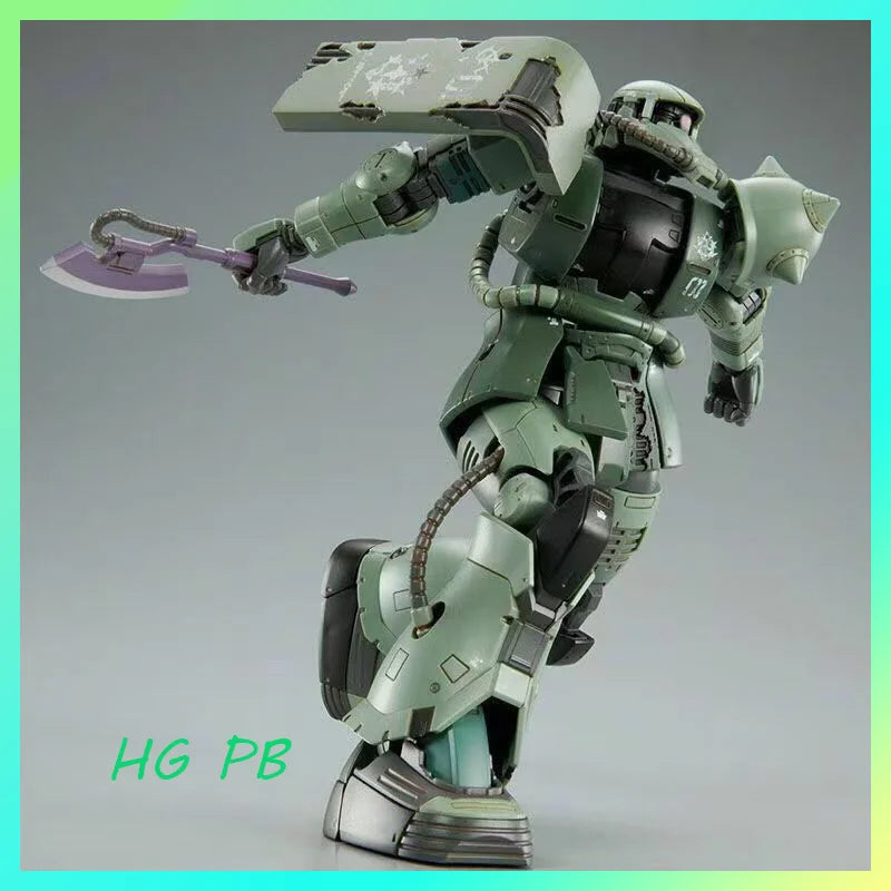 【IN STOCK】WEIMEI WM HG 1/144 Cucuruz Doans Zaku MS-06F Battle Damaged Assembly Model Kit Action Figure Plastic robot Model Toys