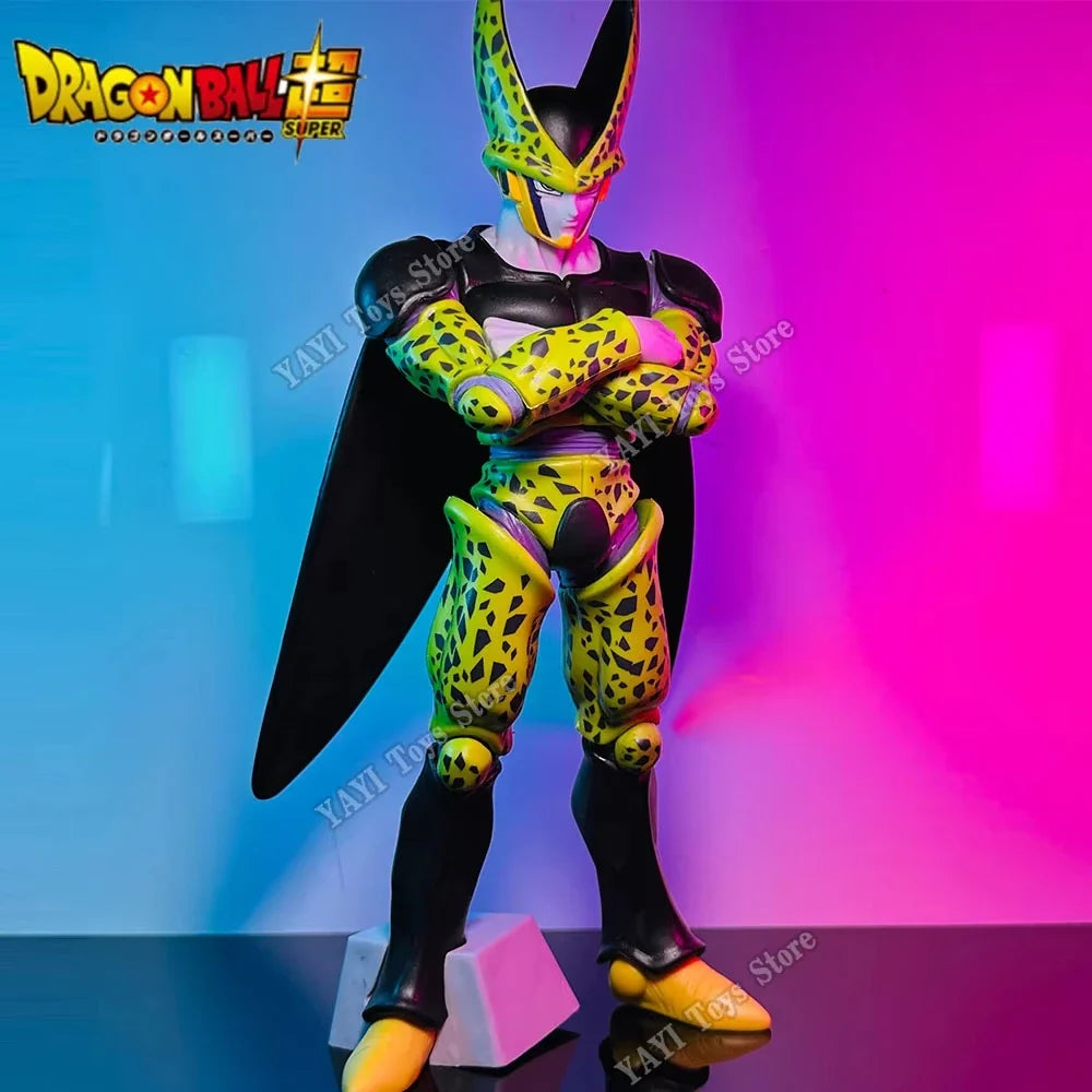 30cm Dragon Ball Z Cell Anime Figure Toy Ultimate Shape Dbz Super Saiyan Action Figures Pvc Collectible Model Toys For Kids Gift