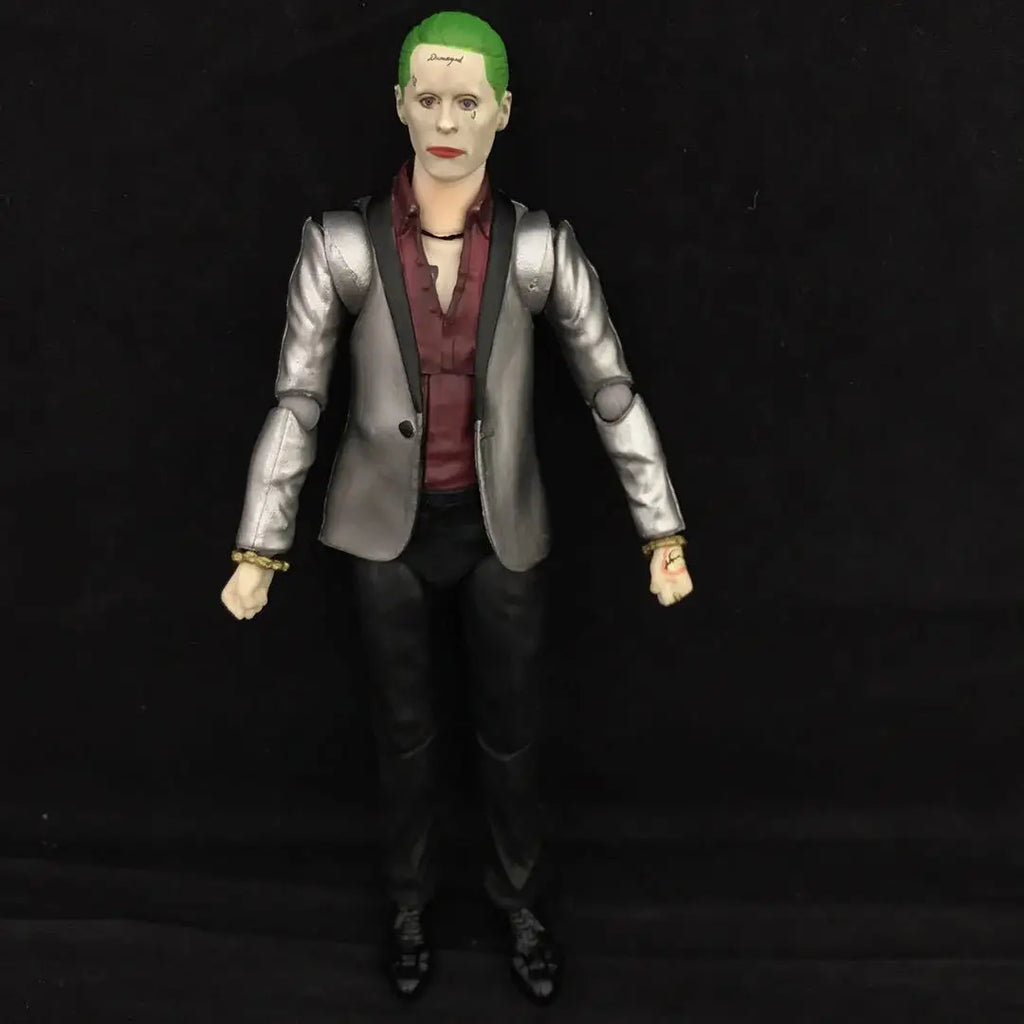 SHF Anime Marvel The Avengers Suicide Squad Joker Figurine Model PVC Action Toys New Year's Christmas Gifts 16cm
