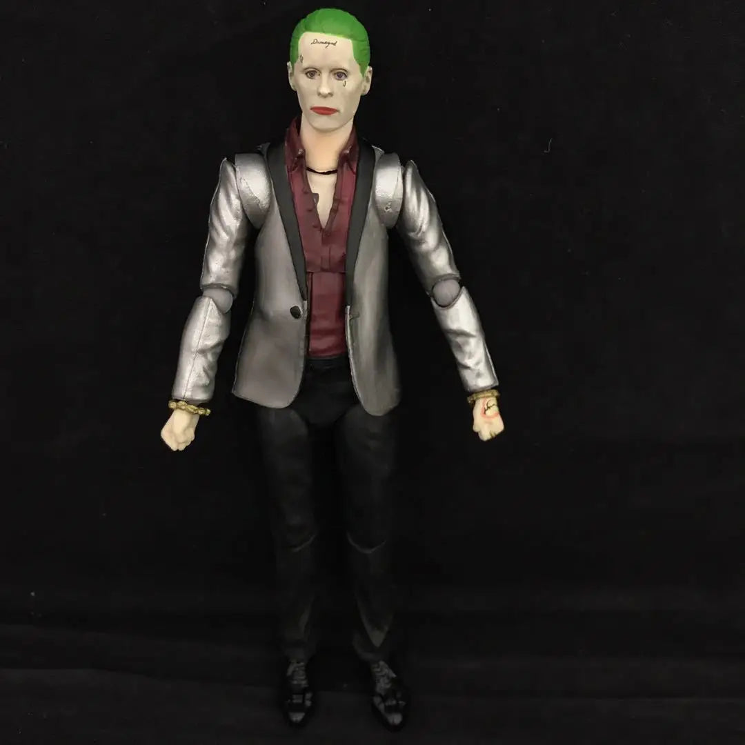 SHF Anime Marvel The Avengers Suicide Squad Joker Figurine Model PVC Action Toys New Year's Christmas Gifts 16cm
