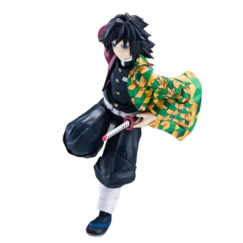 BANDAI Original in Stock Demon Slayer Giyu Tomioka SHF Anime Cartoon Garage Kit Anime Action Figures Model Collectio Toy