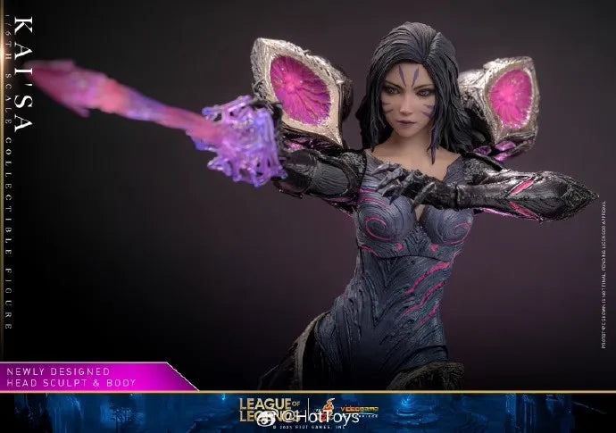 In Stock HotToys HT 1/6 Scale VGM57 League Of Legends Kaisa Daughter of the Void Deadly Hunter Full Set 12inch Action Figure Toy