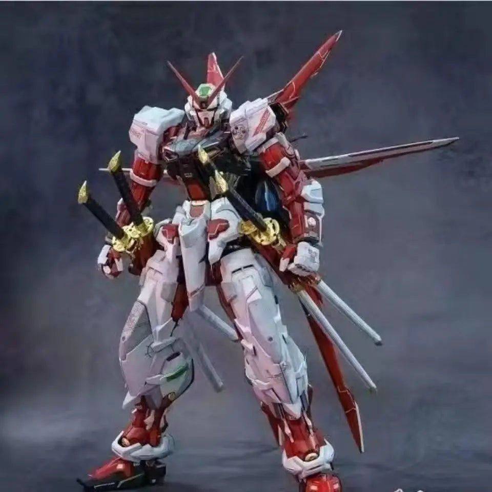 26cm Reprint Spot Nielsen PG1:60 Red Attendant Ghost Red Alien 2.0 Assembly Model with Four Blade Flying Backpack Customized toy