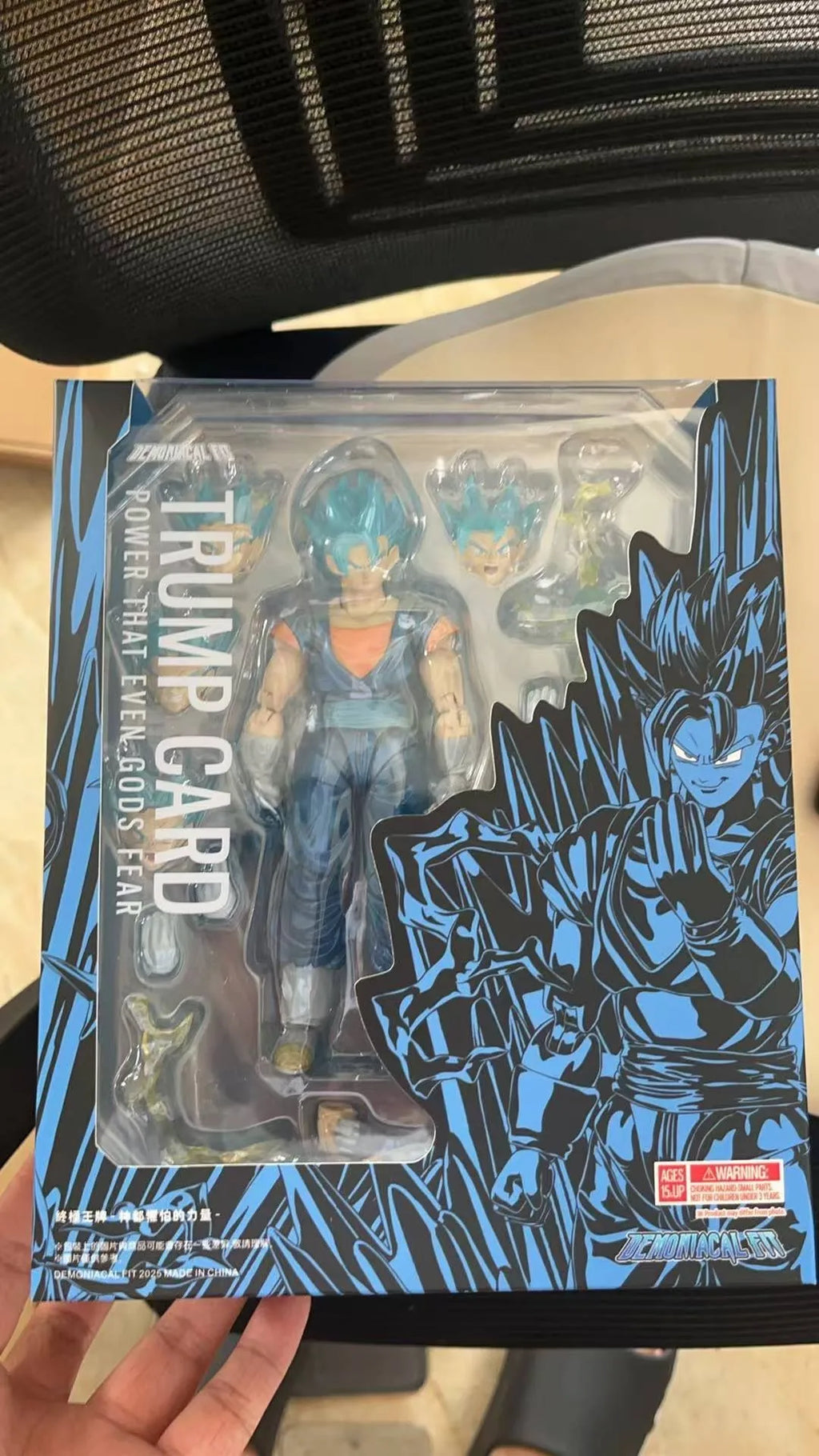 Demoniacal Fit Vegetto Dragon Ball Ultimate Trump Card Power That Even Gods Fear Vegetto Super Saiyan Vegito Action Figure toy