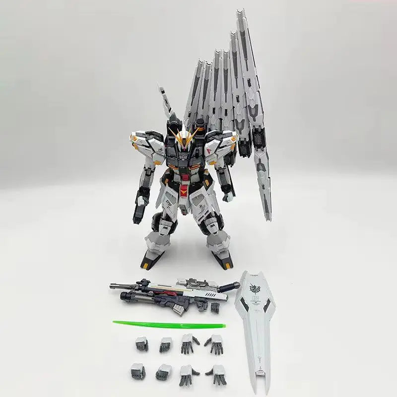 V-TIGER 1/100 VT02 NU Soldier RX-93-v2 Mecha GK Pre-coating Alloy Skeleton Model Toy Collectible for Action Figure Enthusiasts