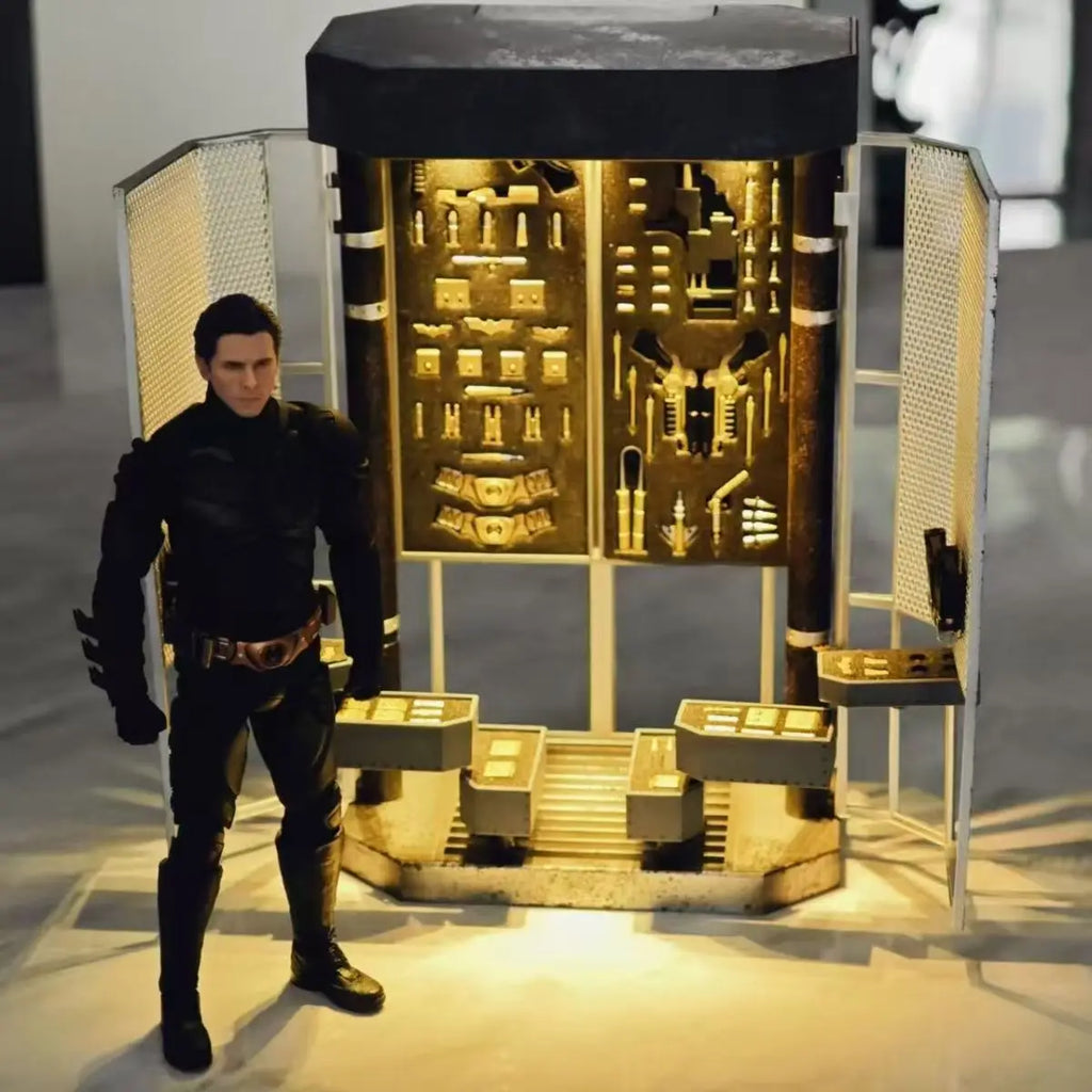 INART 1/12 Männlicher Batman Dark Knight Rise Hg-M0001 Bruce Wayne Glockenszene Zubehör Bibliothek Für 6-Zoll-Actionfigur Modell