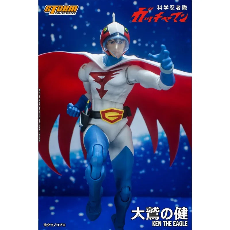 New Storm Toys Original 1/12 Science Ninja Team G1: Ken of The Great Eagle GMKE01 Anime Mobile Model Toy Boy Gift Collection