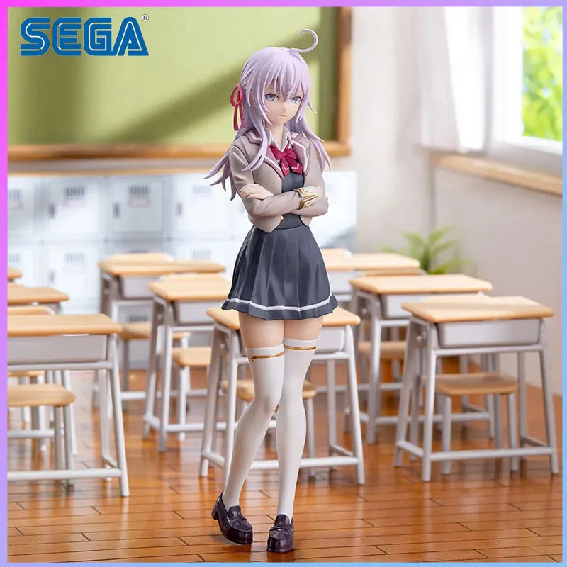 SEGA In Stock Luminasta Alya Sometimes Hides Her Feelings in Russian Anime Ver Alya School Uniform Action Figure in stock Kawaii