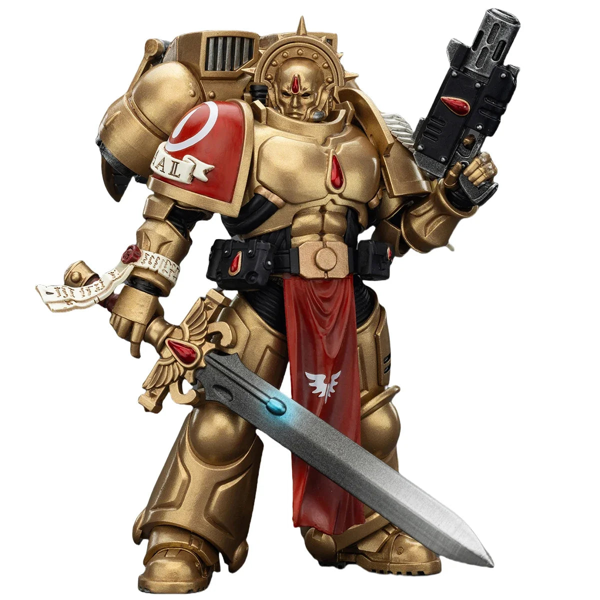 HIPLAY JOYTOY Blood Angels Sanguinary Guard Commander Dante 1/18 Warhammer 40,000 Reissue Action Figure